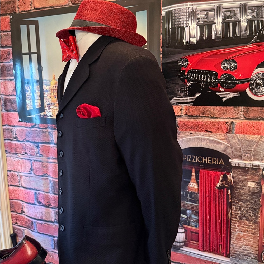 Customique Black Tailored Jacket - Picture 16 of 17